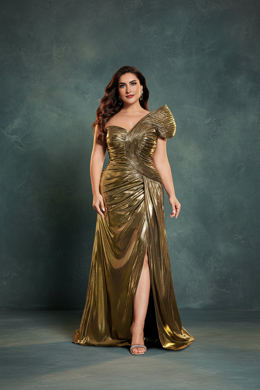 Plus Size Mermaid Evening Gown