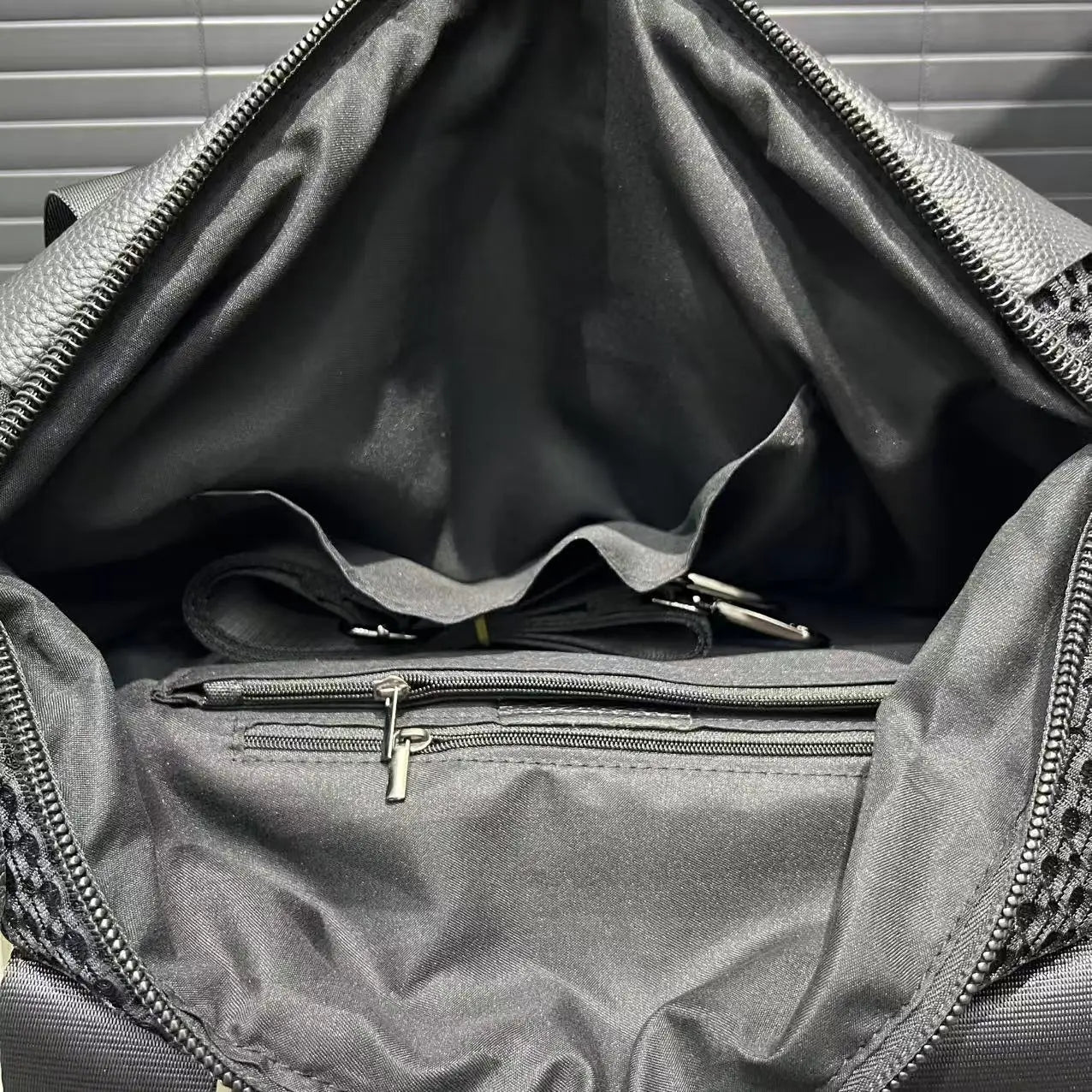 Large Mesh Tote Crossbody Bag