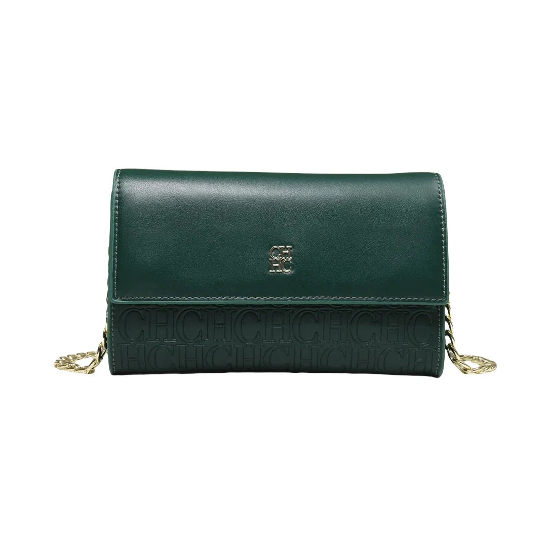 CH Exquisite Craftsmanship Women's Crossbody Bag Light Luxury Design Chain Bag Letter Elements Color Blocked Women's Chain Bag