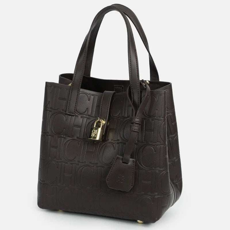 Classic PU Leather Bucket Tote Bag