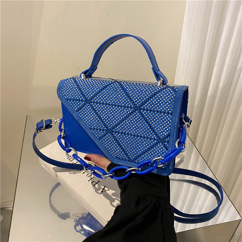 Women's Fashion Diamond One Shoulder Messenger Bag