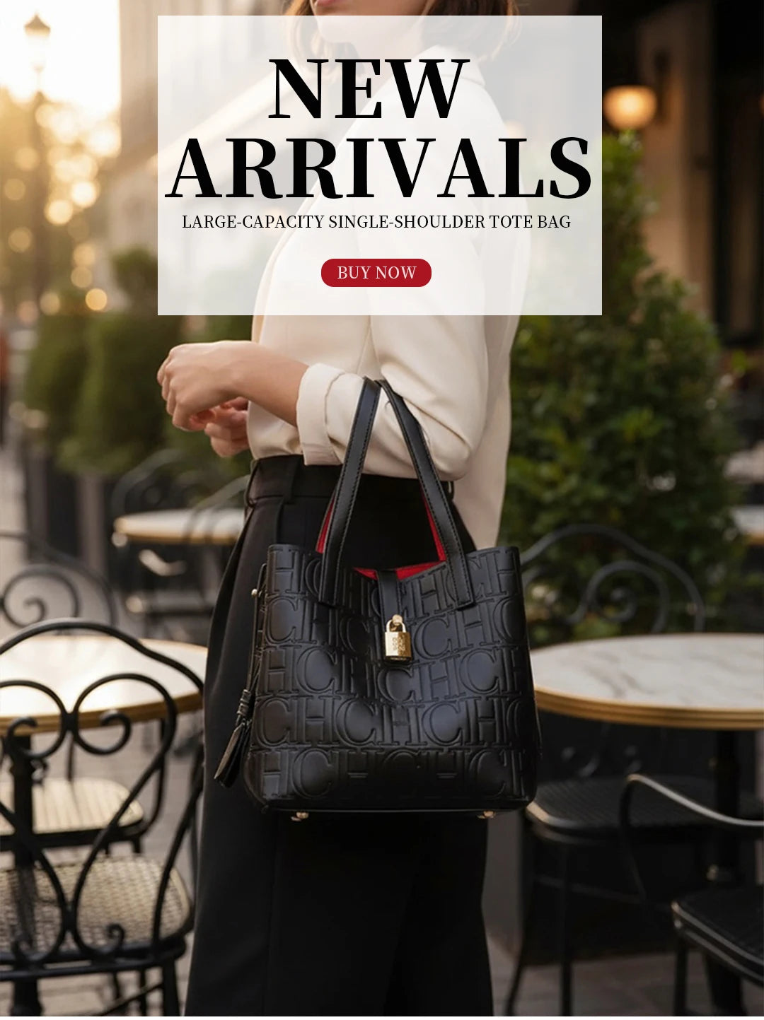 Classic PU Leather Bucket Tote Bag