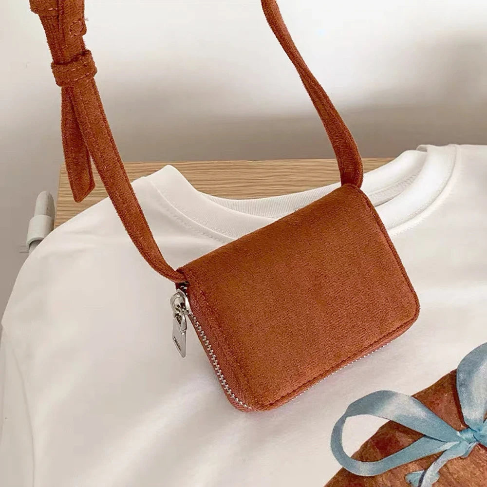 Mini Shoulder Card Wallet & Coin Purse