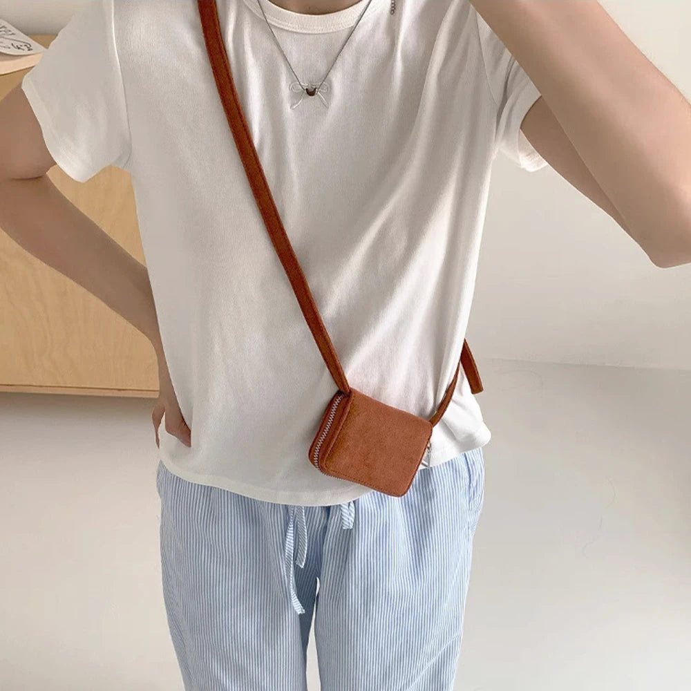 Mini Shoulder Card Wallet & Coin Purse