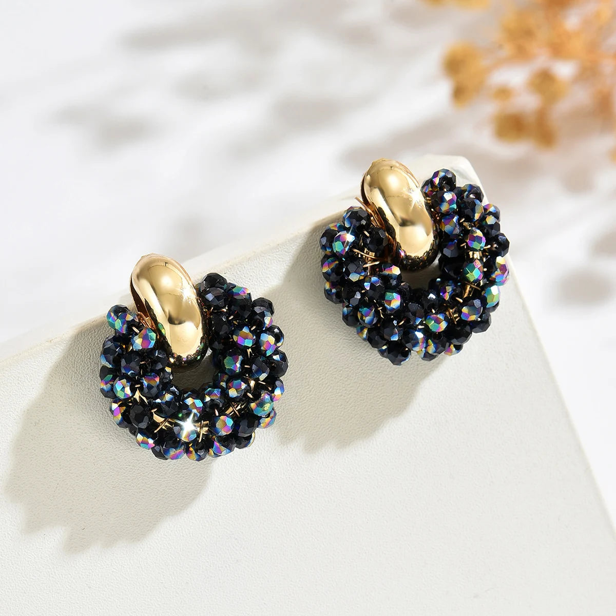 Handcrafted Bohemian-Style Minimalist Elegant Beaded Earrings Unique Design for Women Any Occasion