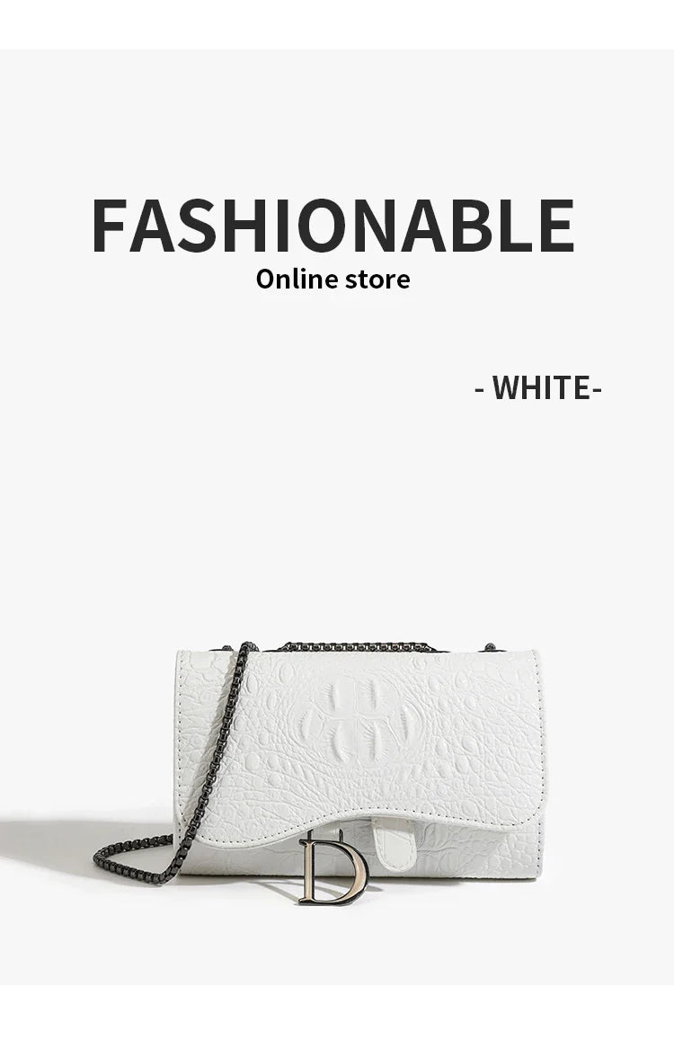 Sequin Chain Crossbody Handbag