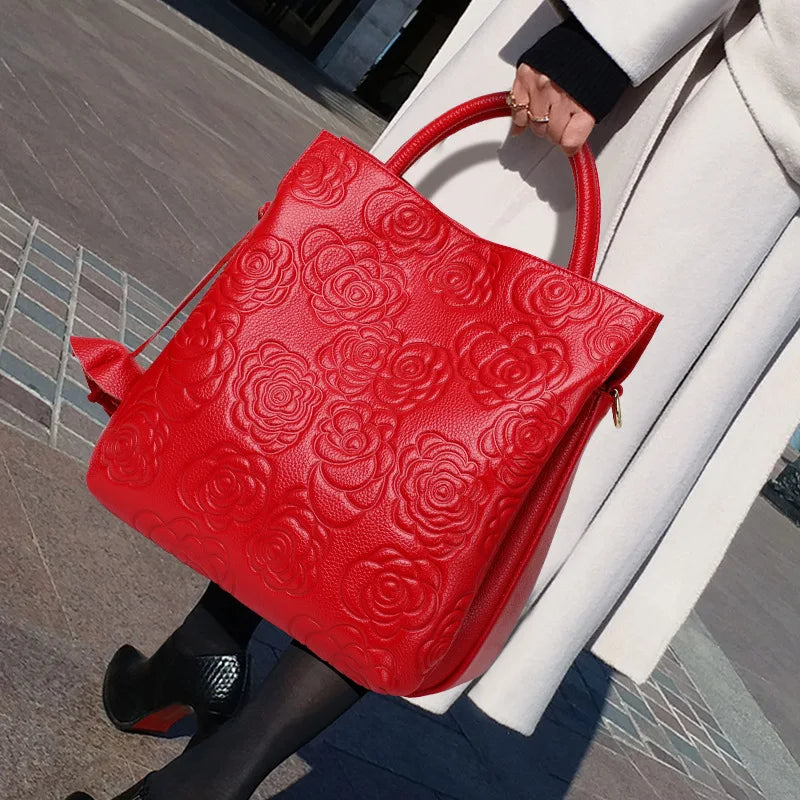 Camellia Large Capacity Tote Bag