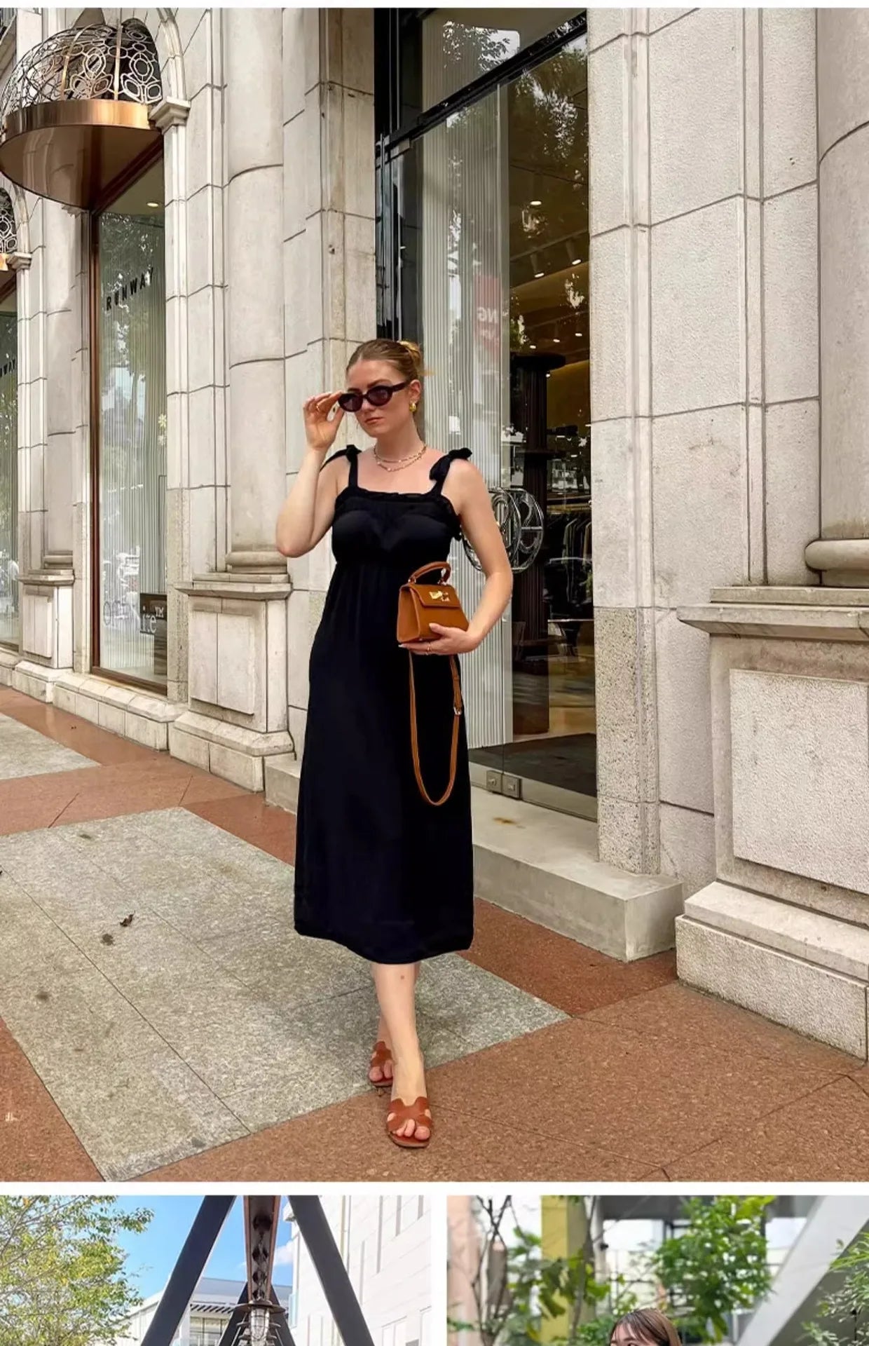 Genuine Leather Trapezoid Crossbody Bag