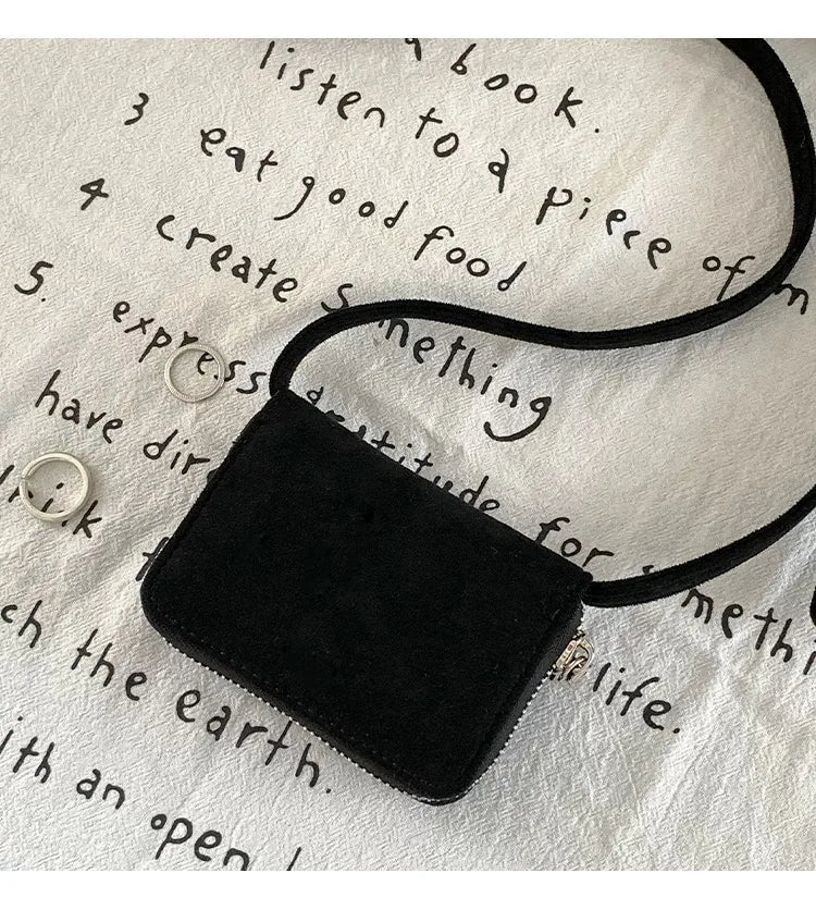 Mini Shoulder Card Wallet & Coin Purse
