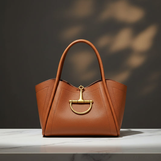 Minimalist Leather Tote Bag