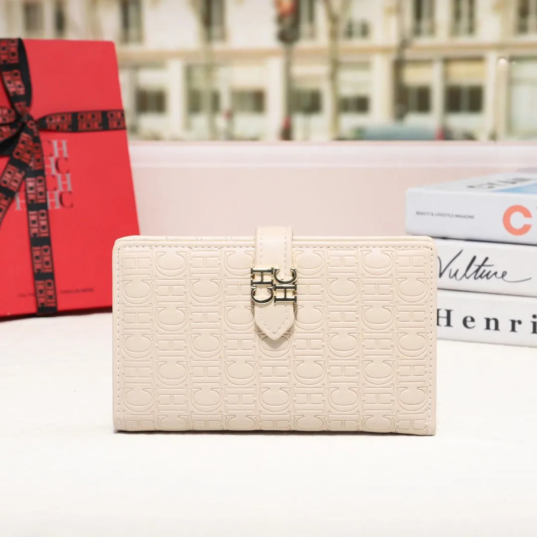 Luxury Embossed Long Wallet