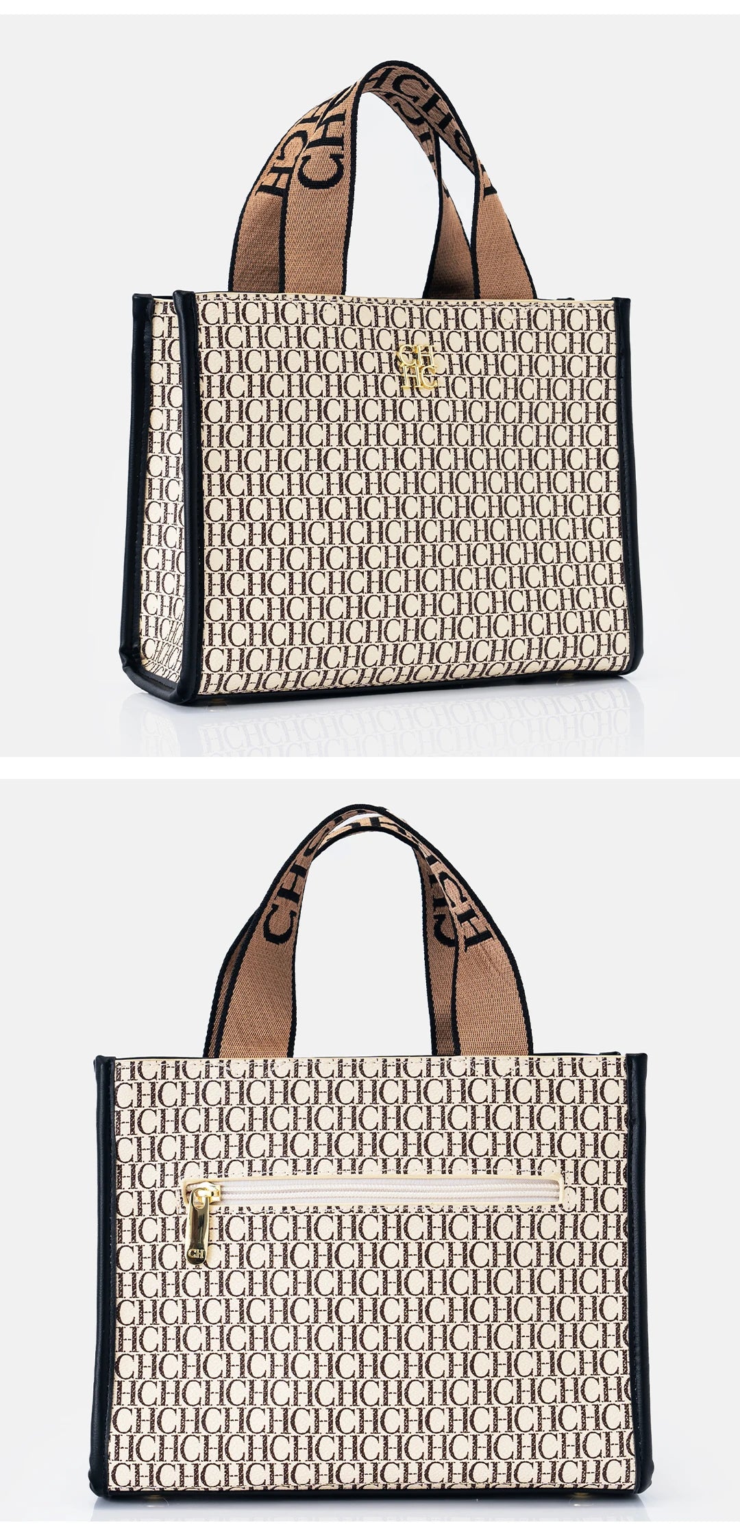 Embossed PU Leather Tote Bag