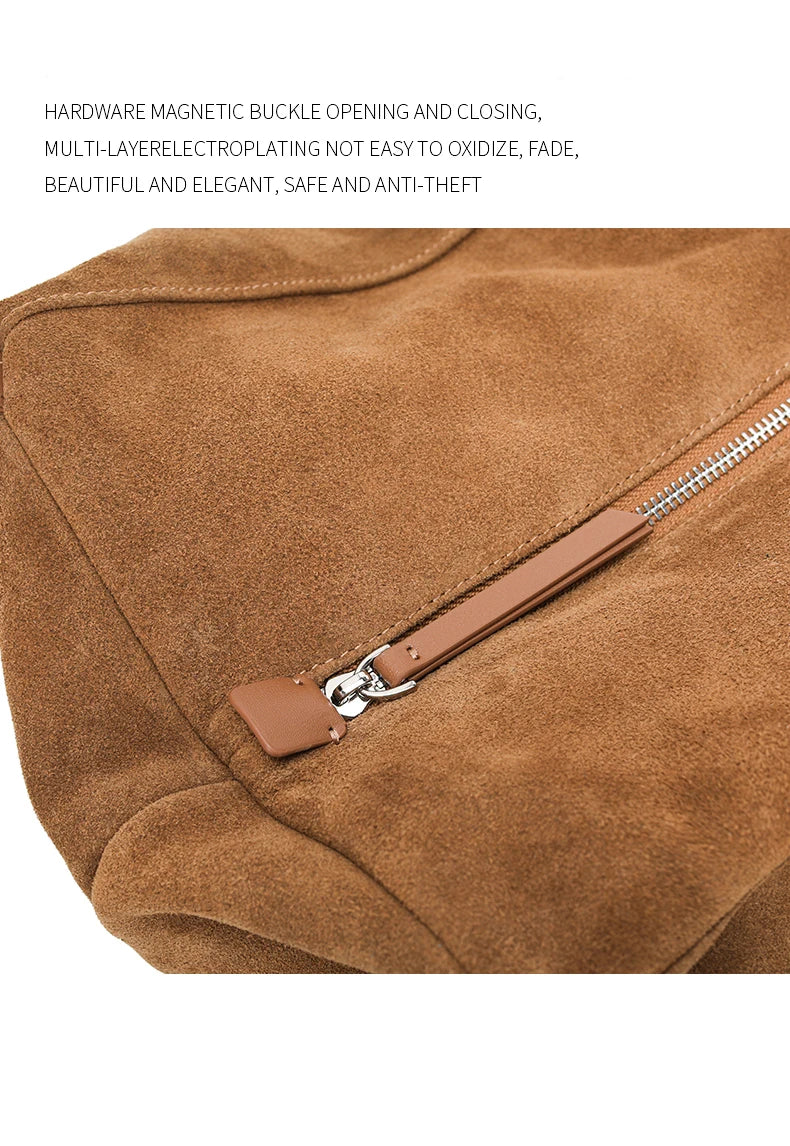 Genuine Leather Commuter Tote Bag