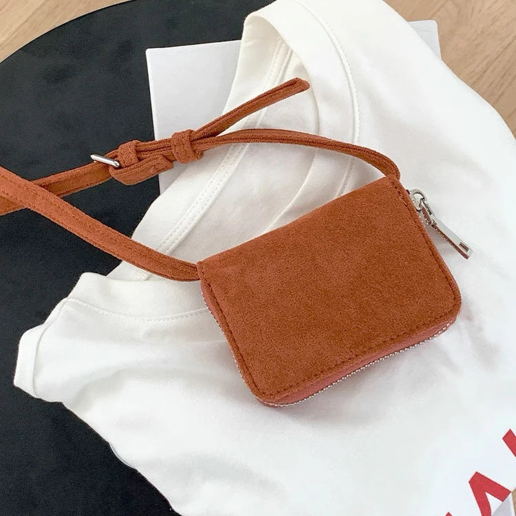Mini Shoulder Card Wallet & Coin Purse