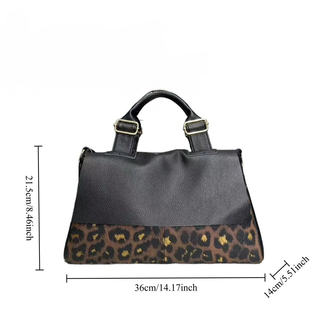Y2K Leopard Print Tote Bag