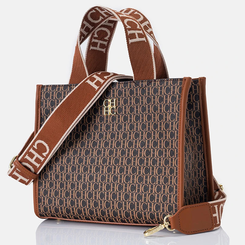 Embossed PU Leather Tote Bag