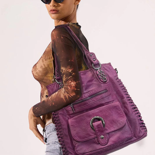 Y2K Motorcycle Shoulder Handbag