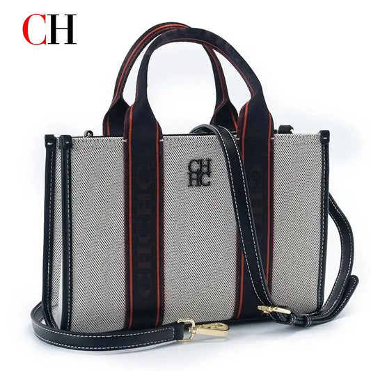 CH Brand Women's Handbag High Quality PU Material Fashion Boutique Brand Logo Women's Commuter Shoulder Bag