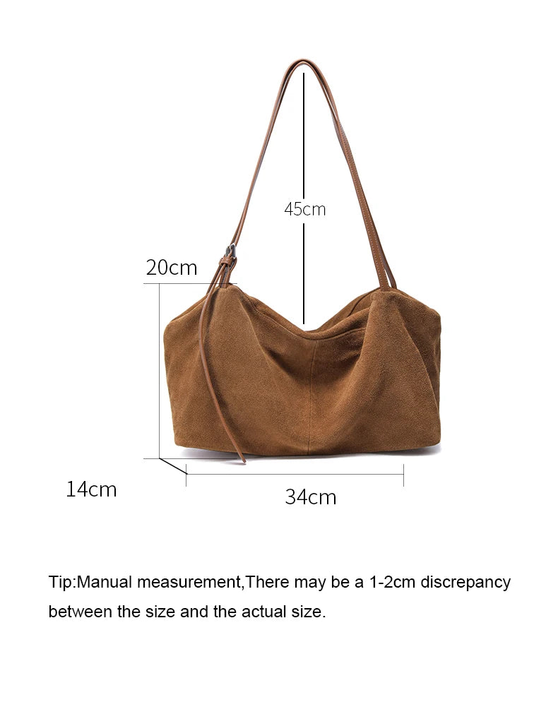 Genuine Leather Commuter Tote Bag
