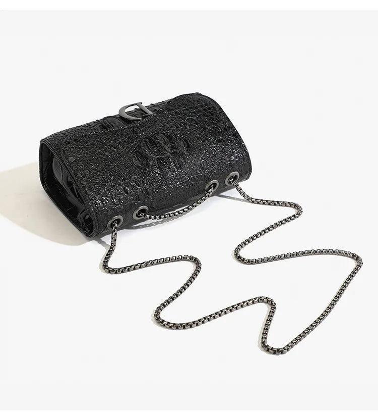 Sequin Chain Crossbody Handbag