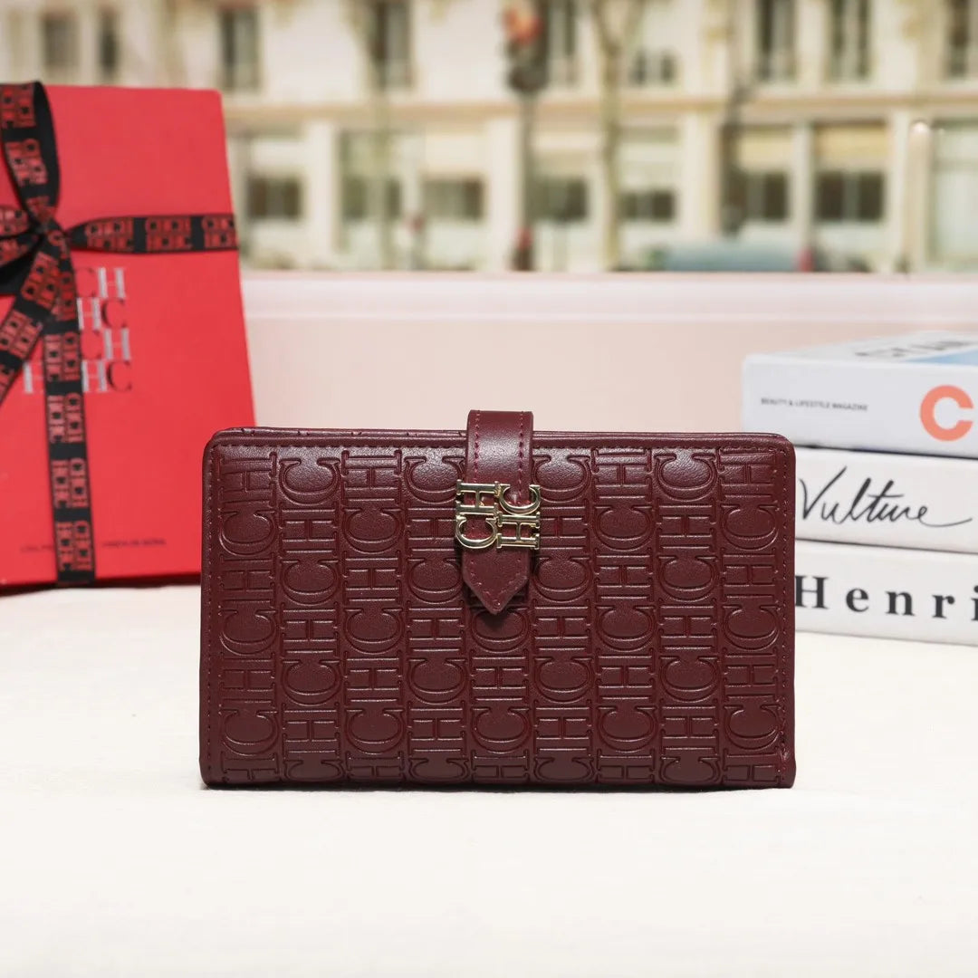 Luxury Embossed Long Wallet