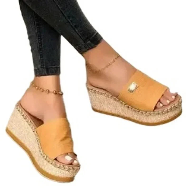 Womens High Heels Sandal Thick Bottom Casual Shoes