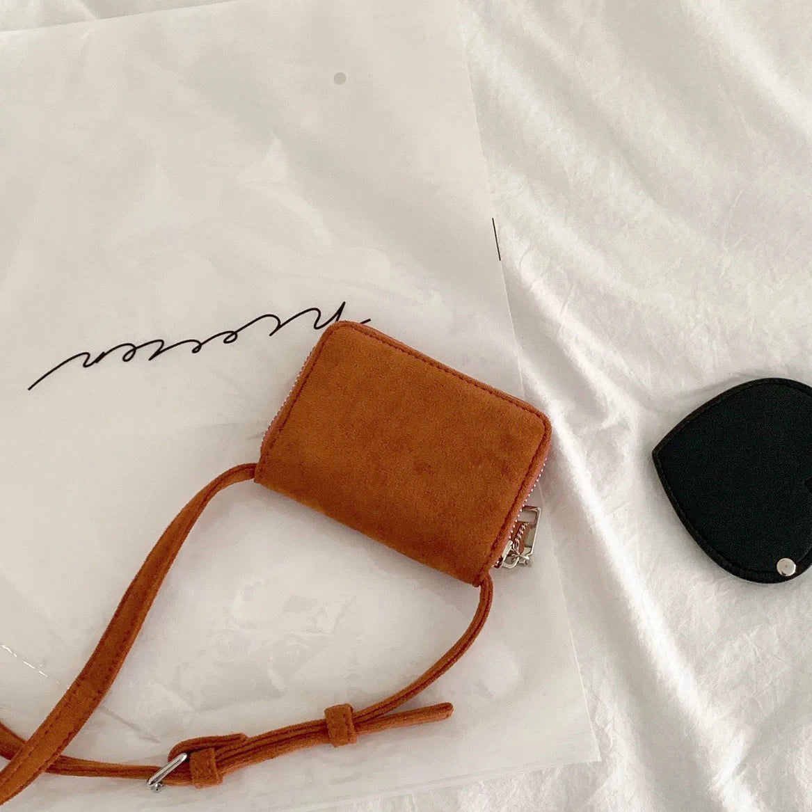 Mini Shoulder Card Wallet & Coin Purse