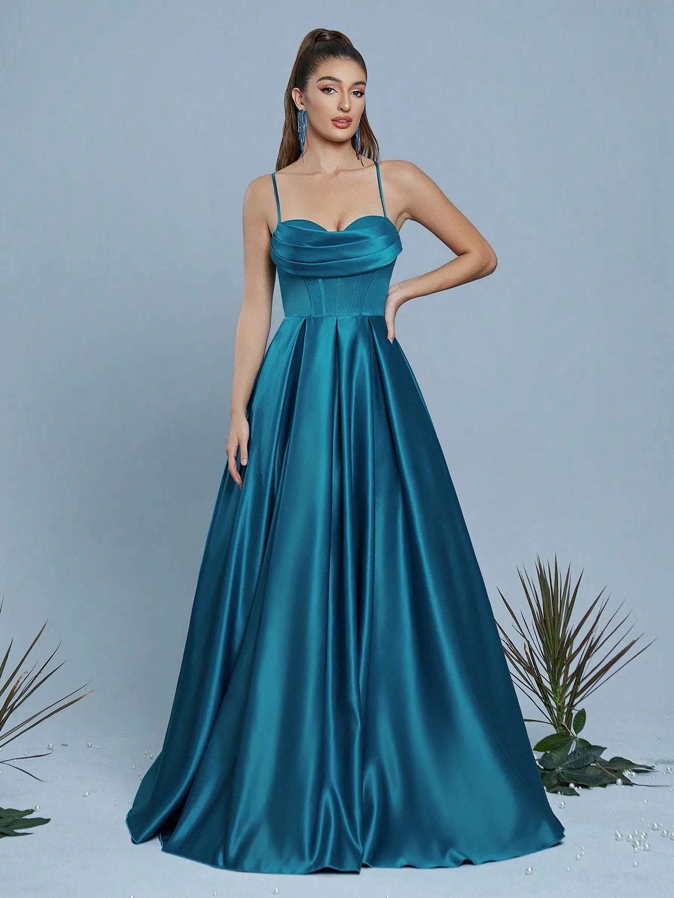 Halter Backless Maxi Dress