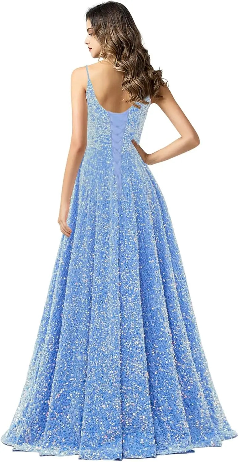 Women's Prom Dress Long 2026 Sexy Evening Dress A Line Military Ball Gown Party Dresses Formal Dress Women Elegant Luxury Dress