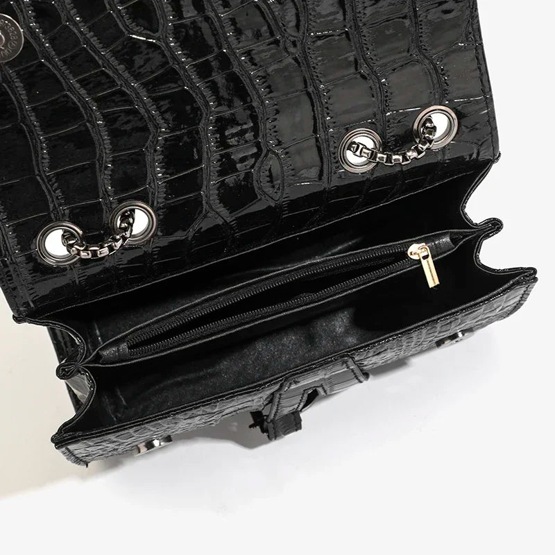 Sequin Chain Crossbody Handbag