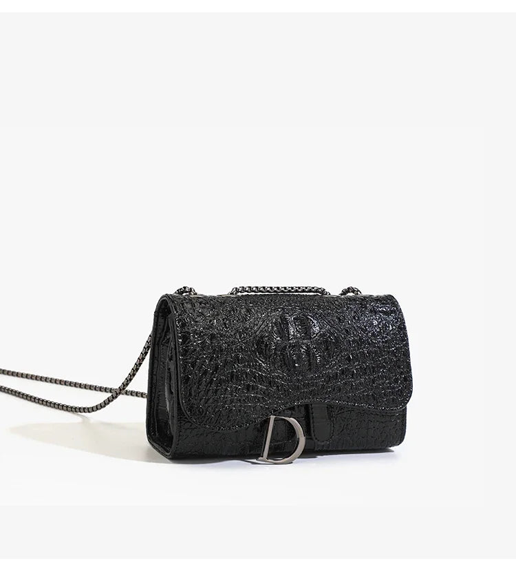 Sequin Chain Crossbody Handbag