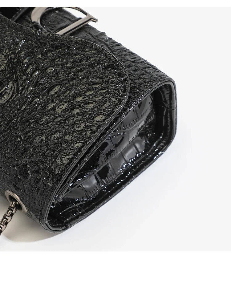 Sequin Chain Crossbody Handbag