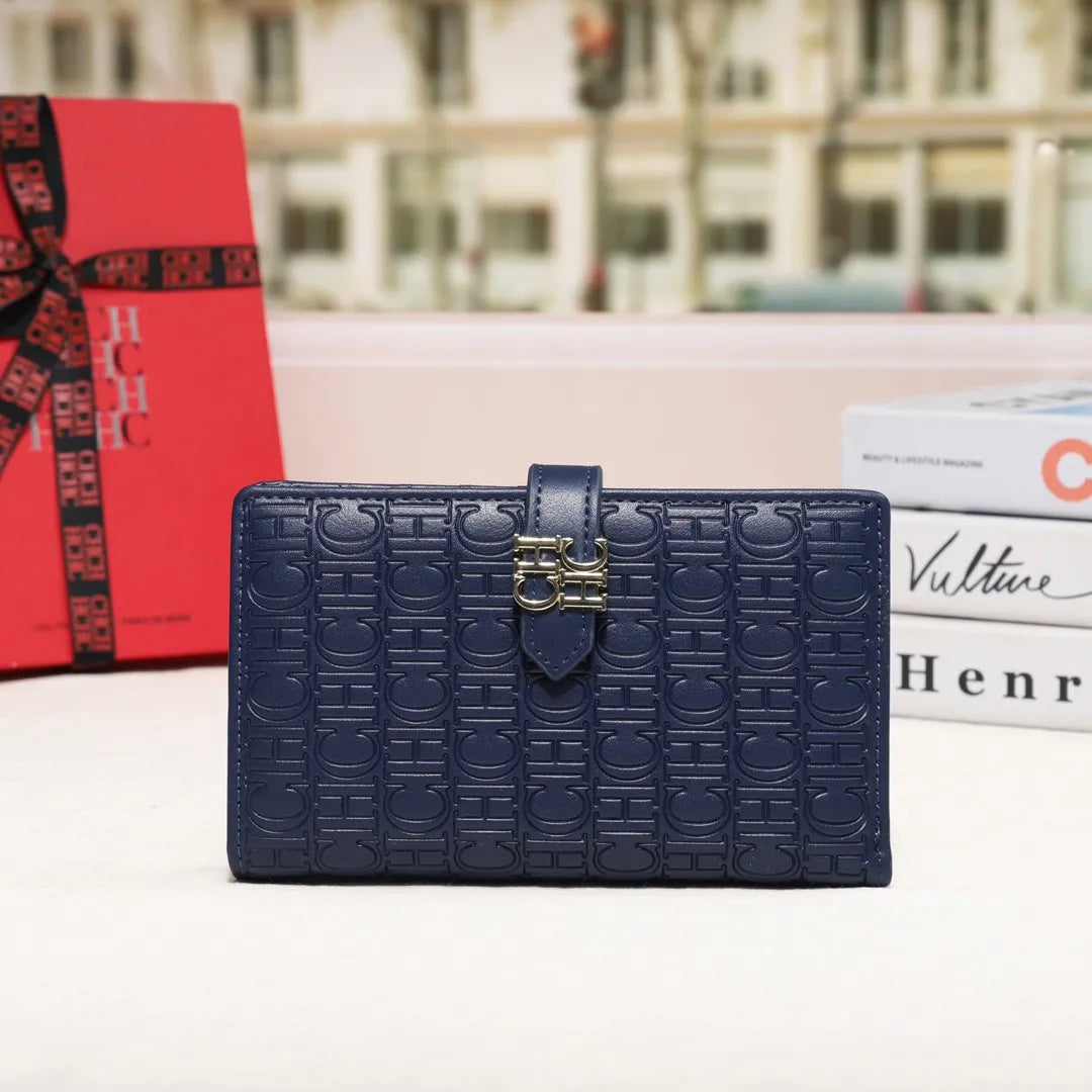 Luxury Embossed Long Wallet