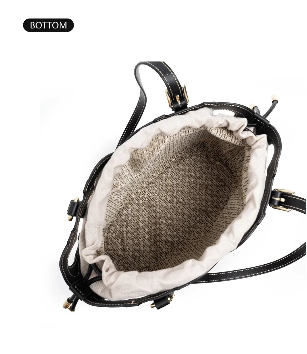 CH Women's Shoulder Bag High-end Brand Fashionable Hollow Design Women's Handbag Large Capacity Simple Solid Color