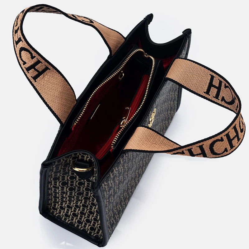 Embossed PU Leather Tote Bag