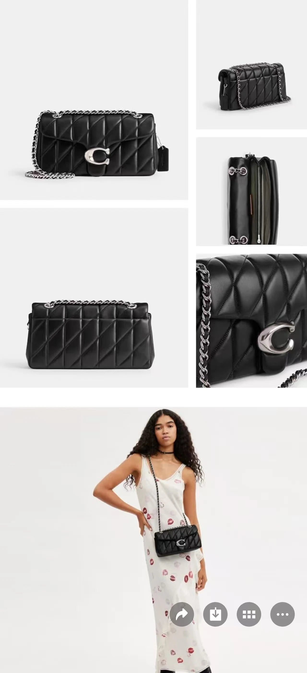 Diamond Chain Crossbody Bag