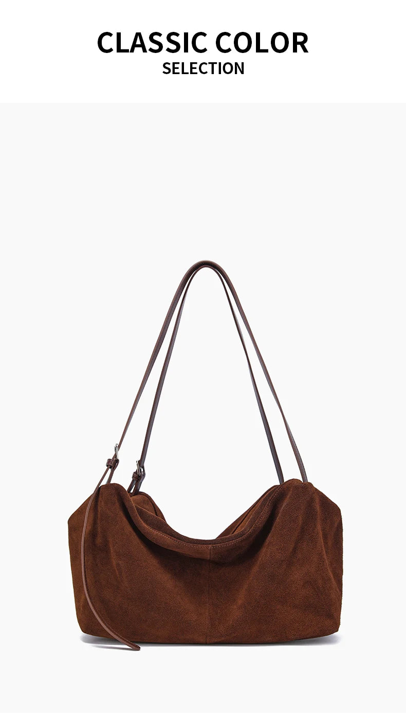 Genuine Leather Commuter Tote Bag