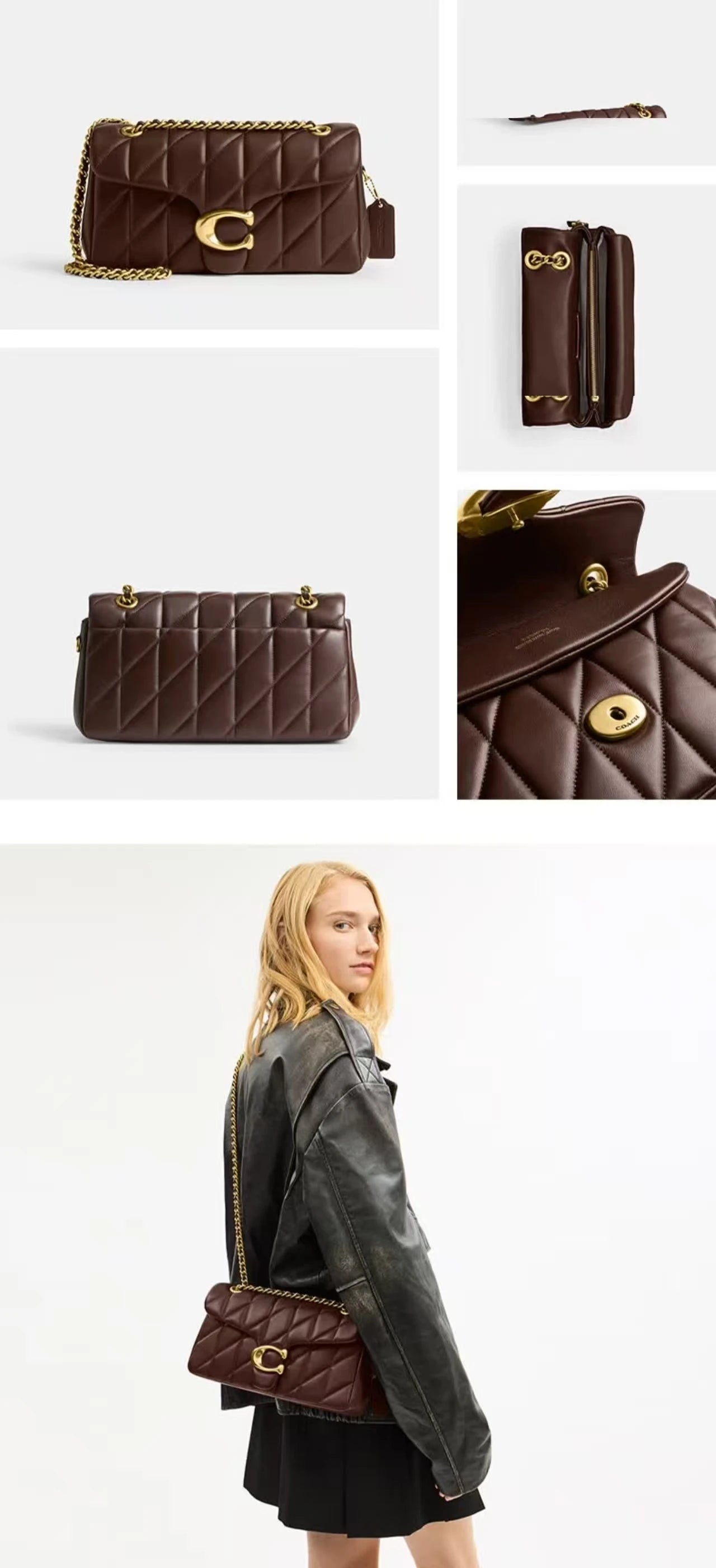 Diamond Chain Crossbody Bag