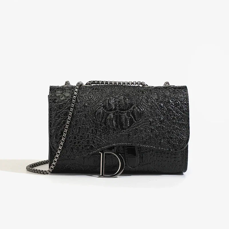 Sequin Chain Crossbody Handbag