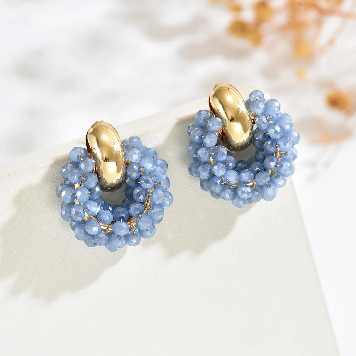 Handcrafted Bohemian-Style Minimalist Elegant Beaded Earrings Unique Design for Women Any Occasion