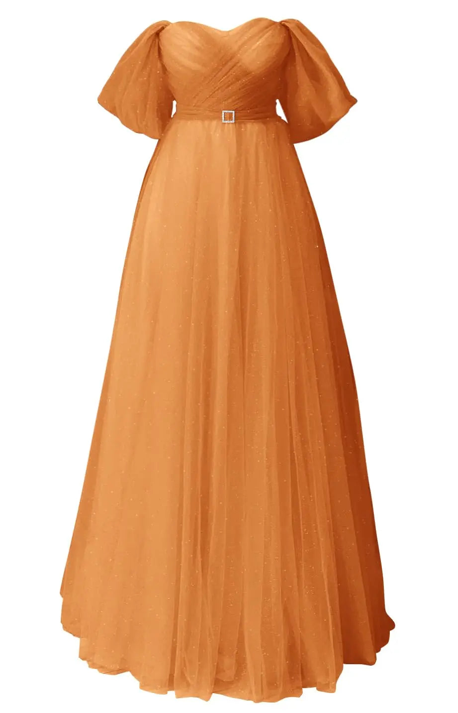 Glitter Tulle Prom Dresses Off The Shoulder Sweetheart Puffy Long Evening Gowns for Women 2026 Elegant Dress Wedding Party