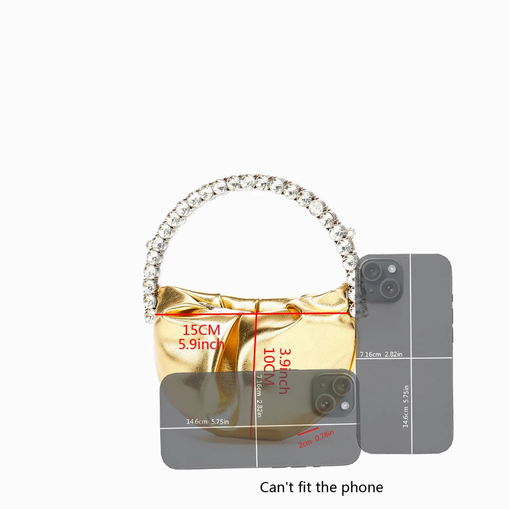 Luxury Crystal Shoulder Clutch Bag