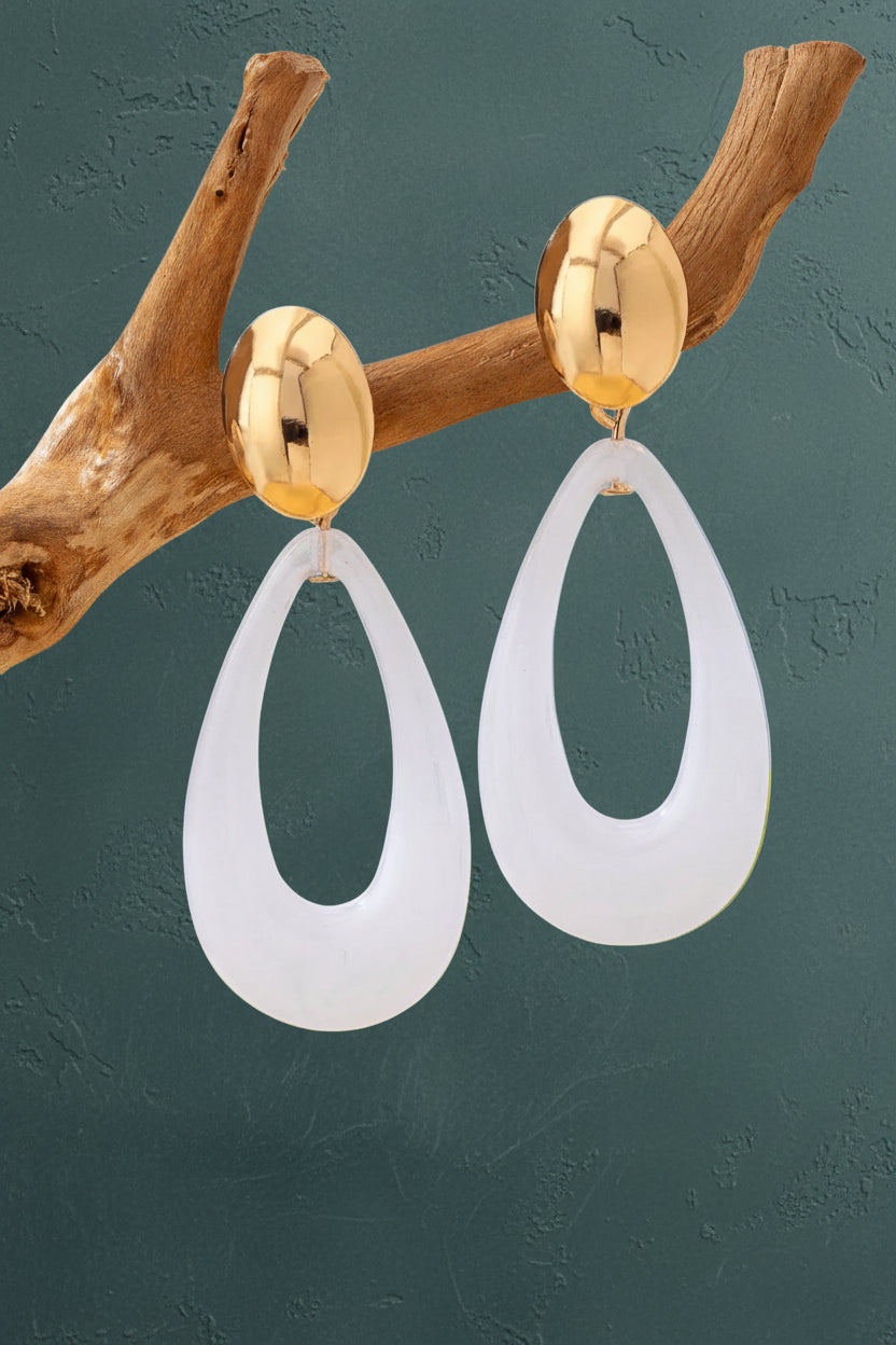 A Pair of Women's Fashionable Earrings, Simple and Elegant Geometric Pendant Earrings, Suitable for Daily Wear, Vacations, and Gift-Giving