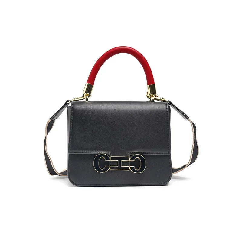 CH New PU+TPU Hand Bag 20x16x7cm Multi-Compartment Purse, 6 Colors Black Camel Cream Green Maroon Plum, Lightweight Tote