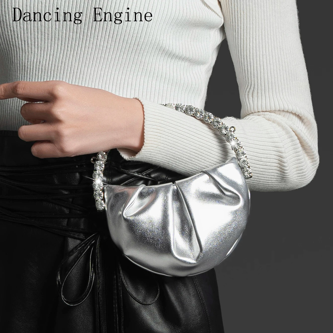 Luxury Crystal Shoulder Clutch Bag