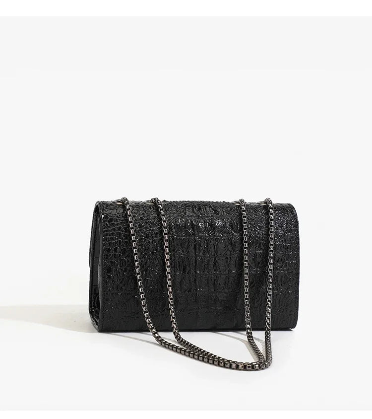 Sequin Chain Crossbody Handbag