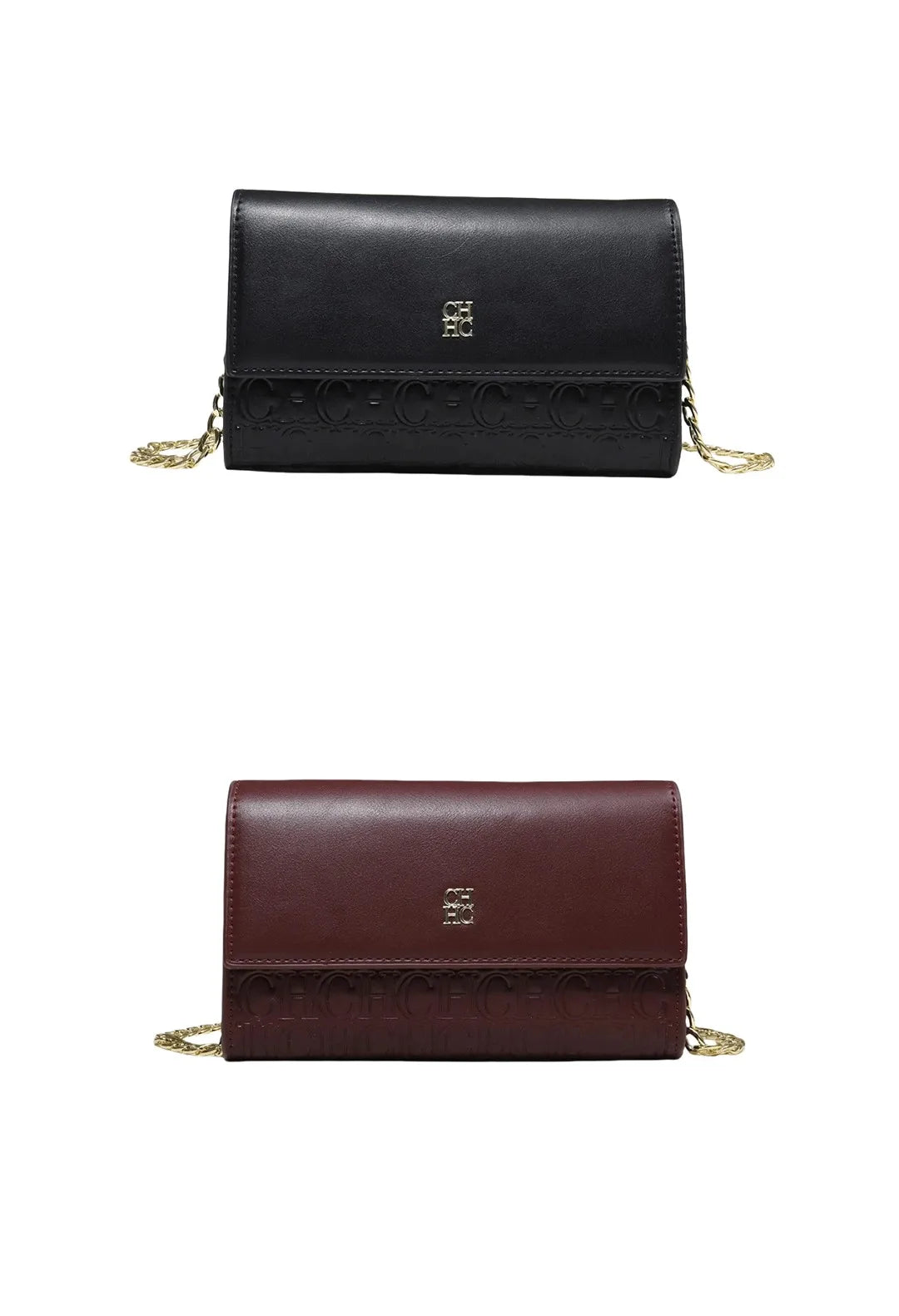 CH Exquisite Craftsmanship Women's Crossbody Bag Light Luxury Design Chain Bag Letter Elements Color Blocked Women's Chain Bag