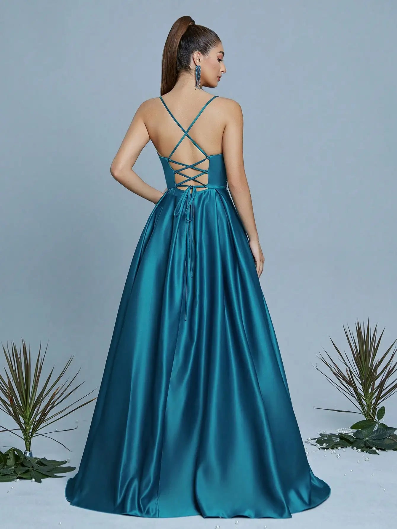 Halter Backless Maxi Dress