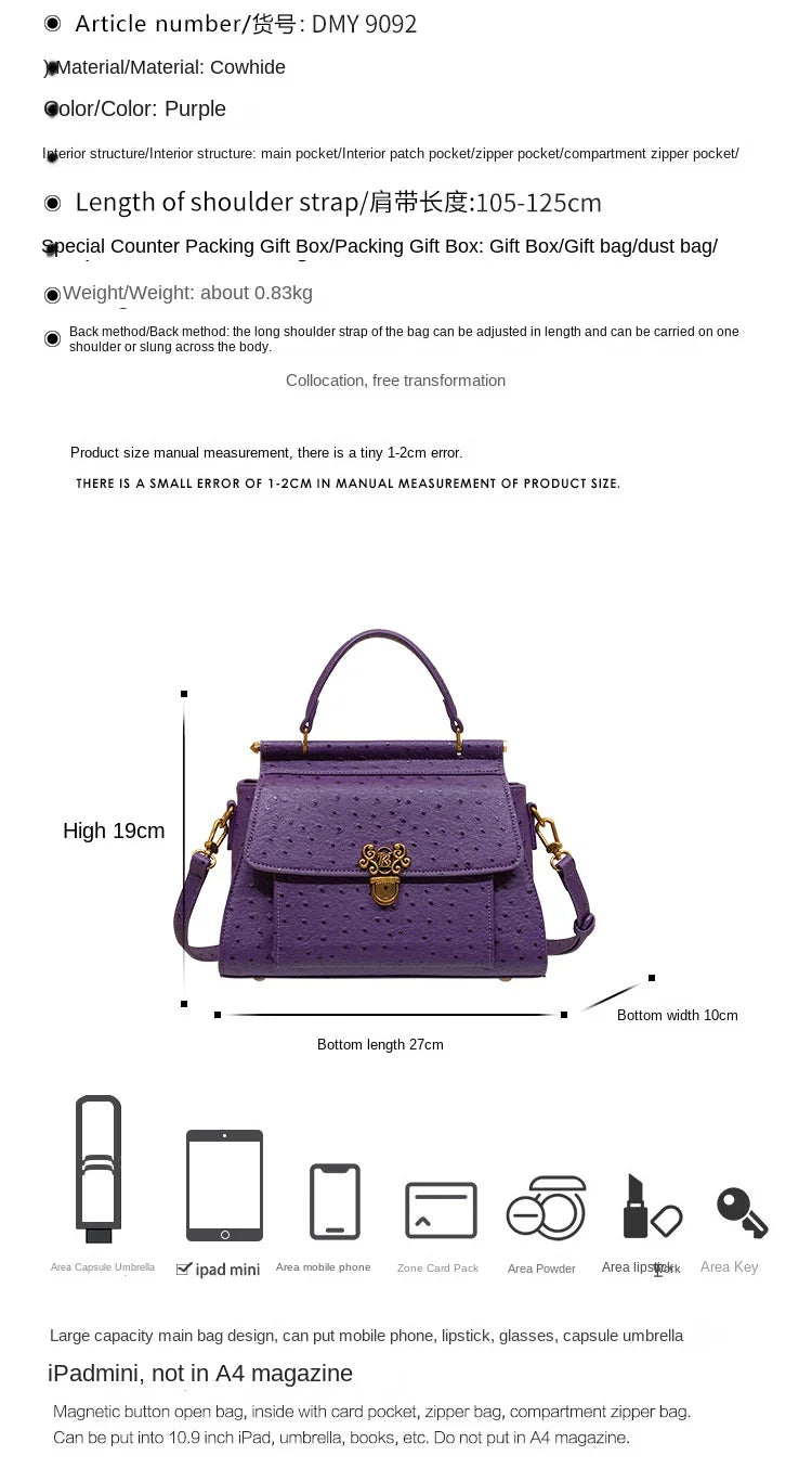 Luxury Large Capacity Shoulder Bag