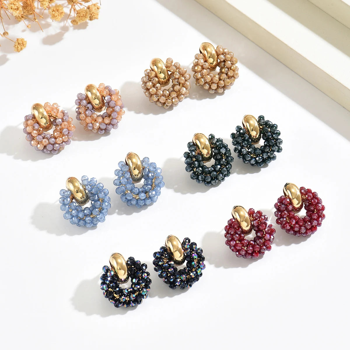 Handcrafted Bohemian-Style Minimalist Elegant Beaded Earrings Unique Design for Women Any Occasion